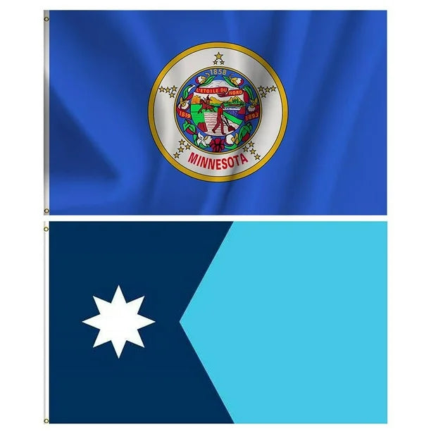 New Minnesota Flag vs Old Flag | US Patriot Colors