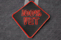 100 Percent Vet Patch - 2x3 inch