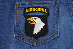 101st Airborne Patch - 3x4.25 inch