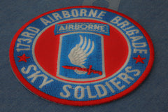 173rd Airborne Brigade Patch Sky Soldiers - 3x3 inch