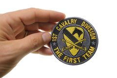 1st Cavalry Division Patch The First Team - 3x3 inch