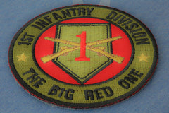 1st Infantry Division Patch The Big Red One - 3x3 inch