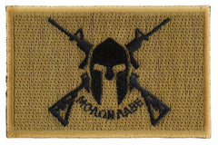 Come and Take It Molon Labe Crossed Rifles Patch - 3x2 inch