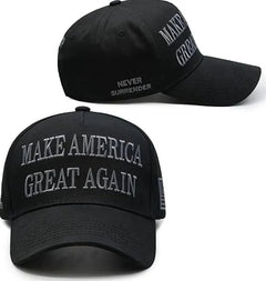 Dark MAGA Make America Great Again Blackout USA Flag Caps Musk Inspired Trump 2024