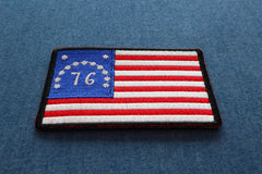 Bennington 76 Flag  Patch - 3x2 inch