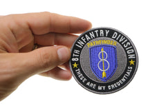 8th Infantry Division Pathfinder Patch - 3x3 inch