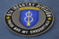 8th Infantry Division Pathfinder Patch - 3x3 inch