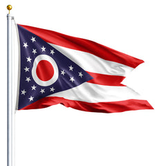 Ohio State Flag - Made in USA - Nylon Outdoor