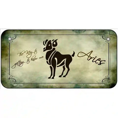 Aries Zodiac Novelty Metal License Plate 6" x 3" (BP)