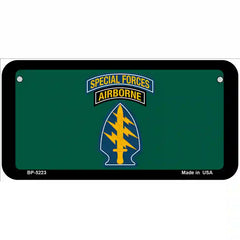 Special Forces Novelty Metal License Plate 6" x 3" (BP)