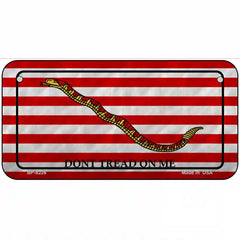 Dont Tread On Me Culpeper Novelty Metal License Plate 6" x 3" (BP)