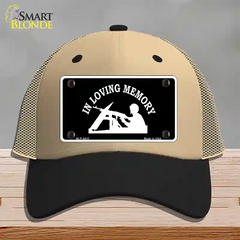 In Loving Memory Lookout Novelty License Plate Hat Mesh / Khaki|Black