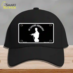 In Loving Memory Standing Novelty License Plate Hat Cotton / Black