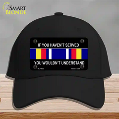 War On Terrorism Ribbon Novelty License Plate Hat Cotton / Black