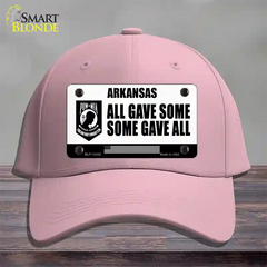 Arkansas POW MIA Some Gave All Novelty License Plate Hat Cotton / Pink