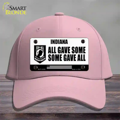 Indiana POW MIA Some Gave All Novelty License Plate Hat Cotton / Pink