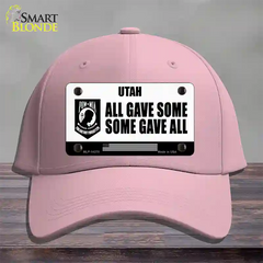 Utah POW MIA Some Gave All Novelty License Plate Hat Cotton / Pink