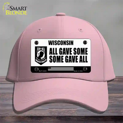 Wisconsin POW MIA Some Gave All Novelty License Plate Hat Cotton / Pink