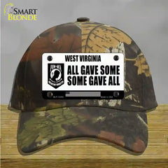 West Virginia POW MIA Some Gave All Novelty License Plate Hat Cotton / Camoflauge