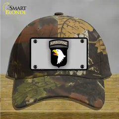 Airborne Eagle Novelty License Plate Hat Cotton / Camoflauge