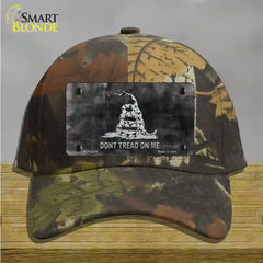 Dont Tread On Me Black Novelty License Plate Hat Cotton / Camoflauge