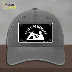 In Loving Memory Lookout Novelty License Plate Hat Unconstructed Cotton / Charcoal