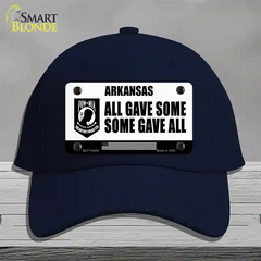 Arkansas POW MIA Some Gave All Novelty License Plate Hat Cotton / Navy