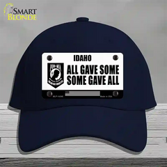 Idaho POW MIA Some Gave All Novelty License Plate Hat Cotton / Navy