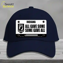 Indiana POW MIA Some Gave All Novelty License Plate Hat Cotton / Navy