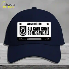 Washington POW MIA Some Gave All Novelty License Plate Hat Cotton / Navy