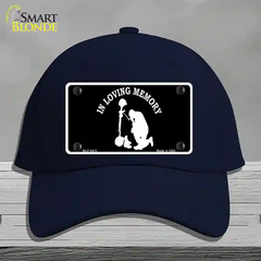 In Loving Memory Kneeling Novelty License Plate Hat Cotton / Navy