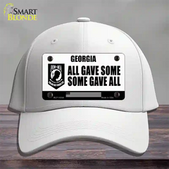 Georgia POW MIA Some Gave All Novelty License Plate Hat Cotton / White