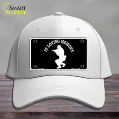 In Loving Memory Squatting Novelty License Plate Hat Cotton / White