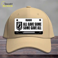 Idaho POW MIA Some Gave All Novelty License Plate Hat Cotton / Khaki