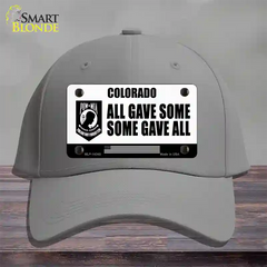 Colorado POW MIA Some Gave All Novelty License Plate Hat Cotton / Gray