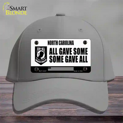 North Carolina POW MIA Some Gave All Novelty License Plate Hat Cotton / Gray