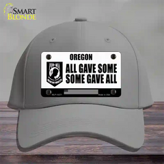 Oregon POW MIA Some Gave All Novelty License Plate Hat Cotton / Gray