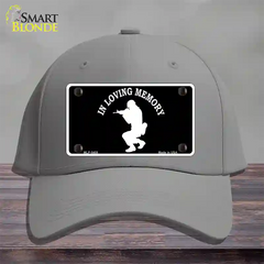 In Loving Memory Squatting Novelty License Plate Hat Cotton / Gray