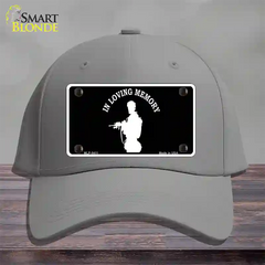 In Loving Memory Standing Novelty License Plate Hat Cotton / Gray