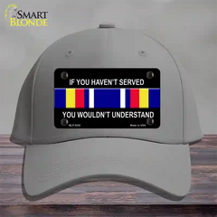 War On Terrorism Ribbon Novelty License Plate Hat Cotton / Gray