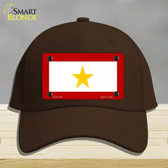 Gold Star Mother One Novelty License Plate Hat Cotton / Dark Brown