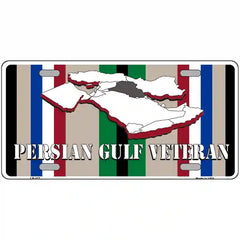 Persian Gulf Veteran Novelty Metal License Plate 24" x 12" (LLP)