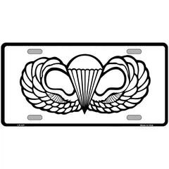 Parachute Badge Novelty Metal License Plate 24" x 12" (LLP)