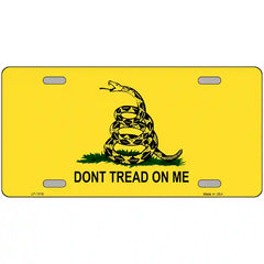 Dont Tread On Me Novelty Metal License Plate 24" x 12" (LLP)