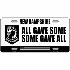 New Hampshire POW MIA Some Gave All Novelty Metal License Plate 24" x 12" (LLP)