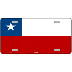 Chile Flag Metal License Plate 24" x 12" (LLP)