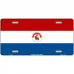 Paraguay-REV Flag Metal License Plate 24" x 12" (LLP)