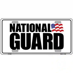 National Guard Novelty Metal License Plate 12" x 6" (LP)