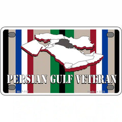 Persian Gulf Veteran Novelty Metal License Plate 4" x 2.2" (MLP)