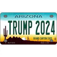 Trump 2024 Arizona Metal License Plate